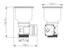 STD-2309-8 electric water sink drainer